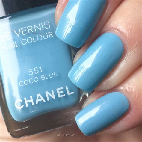 chanel coco blue 551